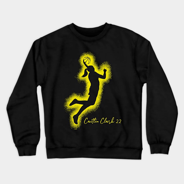 caitlin clark 22 Crewneck Sweatshirt by Folke Fan Cv